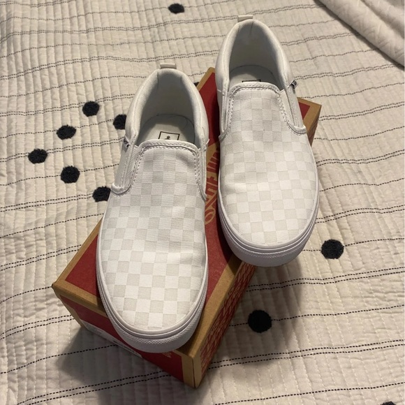 Vans Other - White slip on vans